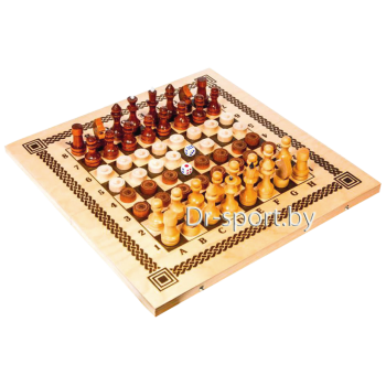 Уценка Шахматы, шашки, нарды  3 в 1 В-7